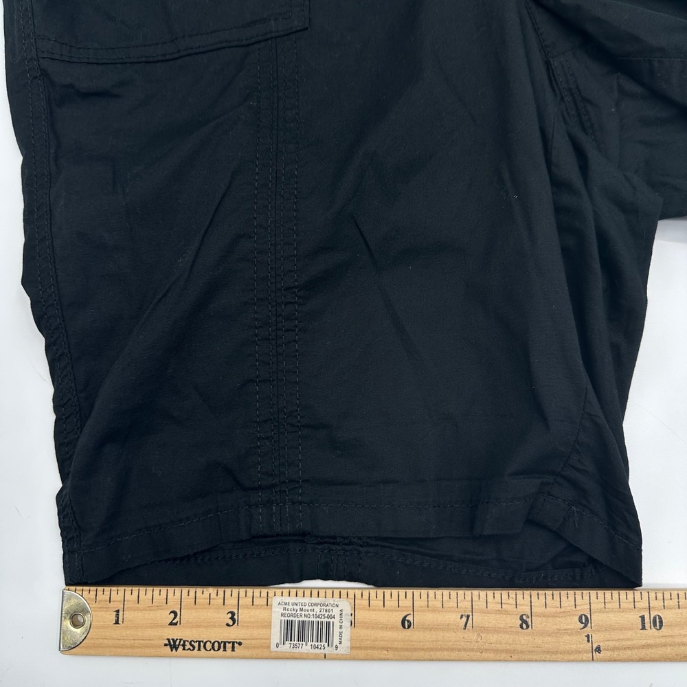 Torrid Bermuda Stretch Poplin Utility Shorts Deep Black Size 1 41770588 NEW - Picture 9 of 11